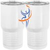 20 oz. Tall Stainless Steel Vacuum Insulated Tumbler White Thumbnail