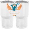20 oz. Tall Stainless Steel Vacuum Insulated Tumbler White Thumbnail