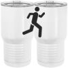 20 oz. Tall Stainless Steel Vacuum Insulated Tumbler White Thumbnail