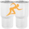 20 oz. Tall Stainless Steel Vacuum Insulated Tumbler White Thumbnail