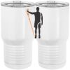 20 oz. Tall Stainless Steel Vacuum Insulated Tumbler White Thumbnail