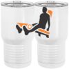 20 oz. Tall Stainless Steel Vacuum Insulated Tumbler White Thumbnail