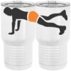 20 oz. Tall Stainless Steel Vacuum Insulated Tumbler White Thumbnail