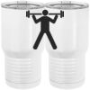 20 oz. Tall Stainless Steel Vacuum Insulated Tumbler White Thumbnail
