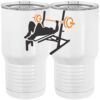 20 oz. Tall Stainless Steel Vacuum Insulated Tumbler White Thumbnail