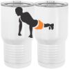 20 oz. Tall Stainless Steel Vacuum Insulated Tumbler White Thumbnail