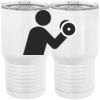 20 oz. Tall Stainless Steel Vacuum Insulated Tumbler White Thumbnail