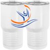 20 oz. Tall Stainless Steel Vacuum Insulated Tumbler White Thumbnail