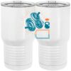 20 oz. Tall Stainless Steel Vacuum Insulated Tumbler White Thumbnail
