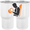 20 oz. Tall Stainless Steel Vacuum Insulated Tumbler White Thumbnail