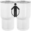 20 oz. Tall Stainless Steel Vacuum Insulated Tumbler White Thumbnail