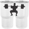 20 oz. Tall Stainless Steel Vacuum Insulated Tumbler White Thumbnail