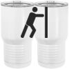 20 oz. Tall Stainless Steel Vacuum Insulated Tumbler White Thumbnail