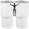 20 oz. Tall Stainless Steel Vacuum Insulated Tumbler White Thumbnail