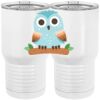 20 oz. Tall Stainless Steel Vacuum Insulated Tumbler White Thumbnail