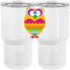 20 oz. Tall Stainless Steel Vacuum Insulated Tumbler White Thumbnail