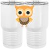 20 oz. Tall Stainless Steel Vacuum Insulated Tumbler White Thumbnail