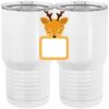 20 oz. Tall Stainless Steel Vacuum Insulated Tumbler White Thumbnail
