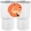 20 oz. Tall Stainless Steel Vacuum Insulated Tumbler White Thumbnail
