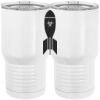 20 oz. Tall Stainless Steel Vacuum Insulated Tumbler White Thumbnail