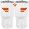 20 oz. Tall Stainless Steel Vacuum Insulated Tumbler White Thumbnail