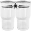 20 oz. Tall Stainless Steel Vacuum Insulated Tumbler White Thumbnail
