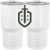 20 oz. Tall Stainless Steel Vacuum Insulated Tumbler White Thumbnail