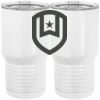 20 oz. Tall Stainless Steel Vacuum Insulated Tumbler White Thumbnail