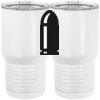 20 oz. Tall Stainless Steel Vacuum Insulated Tumbler White Thumbnail