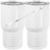 20 oz. Tall Stainless Steel Vacuum Insulated Tumbler White Thumbnail