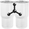20 oz. Tall Stainless Steel Vacuum Insulated Tumbler White Thumbnail