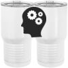 20 oz. Tall Stainless Steel Vacuum Insulated Tumbler White Thumbnail