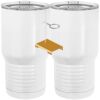 20 oz. Tall Stainless Steel Vacuum Insulated Tumbler White Thumbnail
