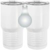 20 oz. Tall Stainless Steel Vacuum Insulated Tumbler White Thumbnail