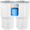 20 oz. Tall Stainless Steel Vacuum Insulated Tumbler White Thumbnail