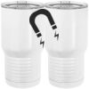 20 oz. Tall Stainless Steel Vacuum Insulated Tumbler White Thumbnail