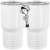 20 oz. Tall Stainless Steel Vacuum Insulated Tumbler White Thumbnail