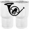 20 oz. Tall Stainless Steel Vacuum Insulated Tumbler White Thumbnail