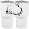 20 oz. Tall Stainless Steel Vacuum Insulated Tumbler White Thumbnail