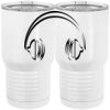 20 oz. Tall Stainless Steel Vacuum Insulated Tumbler White Thumbnail