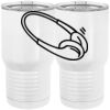 20 oz. Tall Stainless Steel Vacuum Insulated Tumbler White Thumbnail