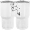 20 oz. Tall Stainless Steel Vacuum Insulated Tumbler White Thumbnail