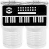 20 oz. Tall Stainless Steel Vacuum Insulated Tumbler White Thumbnail