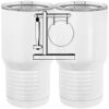 20 oz. Tall Stainless Steel Vacuum Insulated Tumbler White Thumbnail