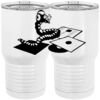 20 oz. Tall Stainless Steel Vacuum Insulated Tumbler White Thumbnail