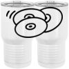 20 oz. Tall Stainless Steel Vacuum Insulated Tumbler White Thumbnail