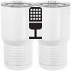 20 oz. Tall Stainless Steel Vacuum Insulated Tumbler White Thumbnail