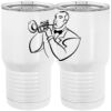 20 oz. Tall Stainless Steel Vacuum Insulated Tumbler White Thumbnail