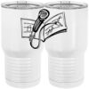 20 oz. Tall Stainless Steel Vacuum Insulated Tumbler White Thumbnail