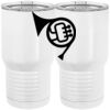20 oz. Tall Stainless Steel Vacuum Insulated Tumbler White Thumbnail